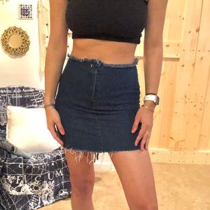 Denim skirt